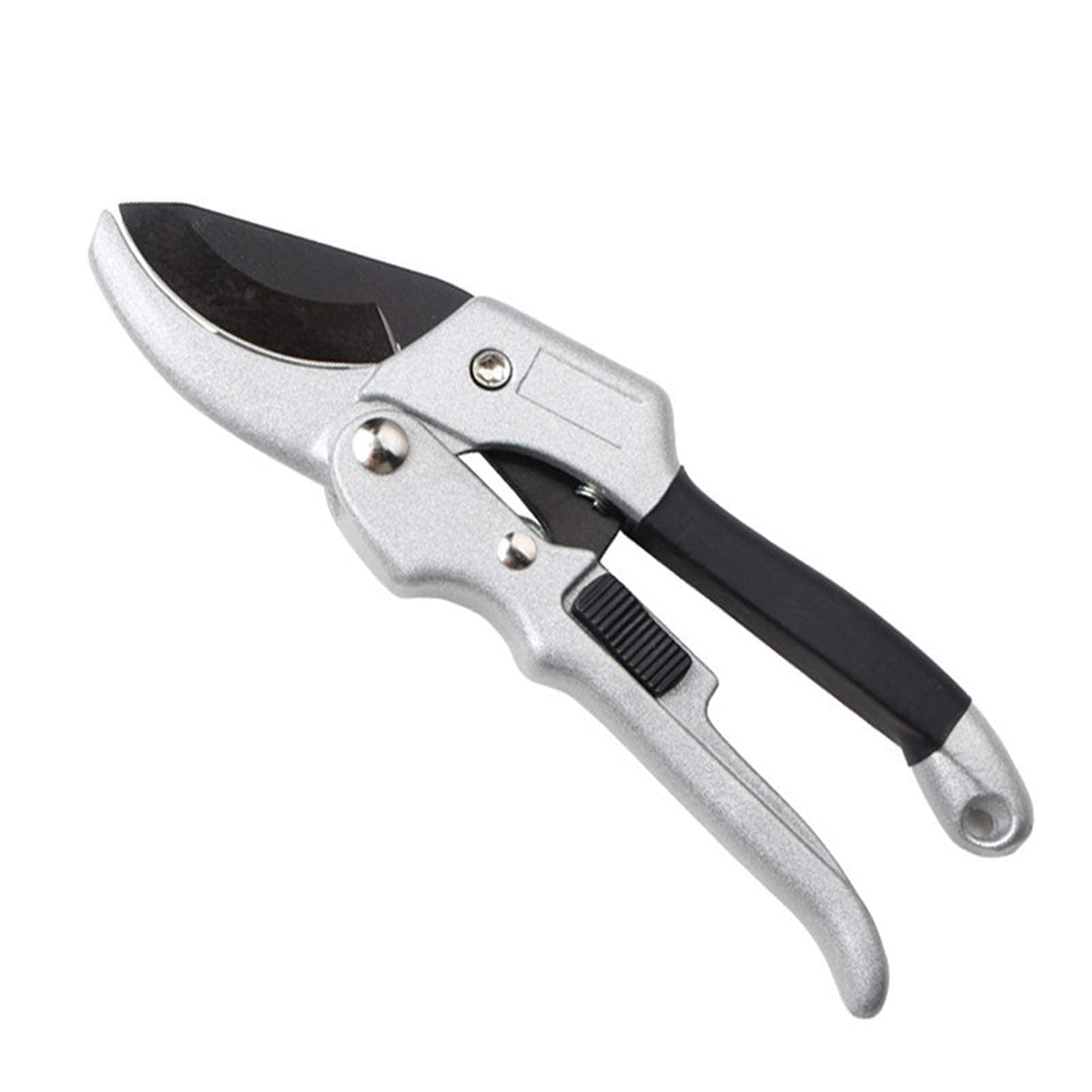 Professional 20.5CM Garden Shears - Ratchet Pruning Shears for Plants, Shrubs & Tree Branches | Heavy Duty Anvil Pruner for Gardening, Horticulture & Orchard Work | Perfect for Trimming, Cutting & Shaping Bushes