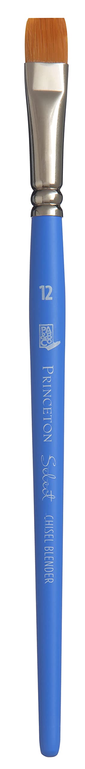 Princeton 3750CB-12 Size 12 Select Artiste Chisel Blender Paintbrush - Professional Artist Brush for Oil, Acrylic & Watercolor Painting - Perfect for Canvas, Wood & Fabric Art Projects