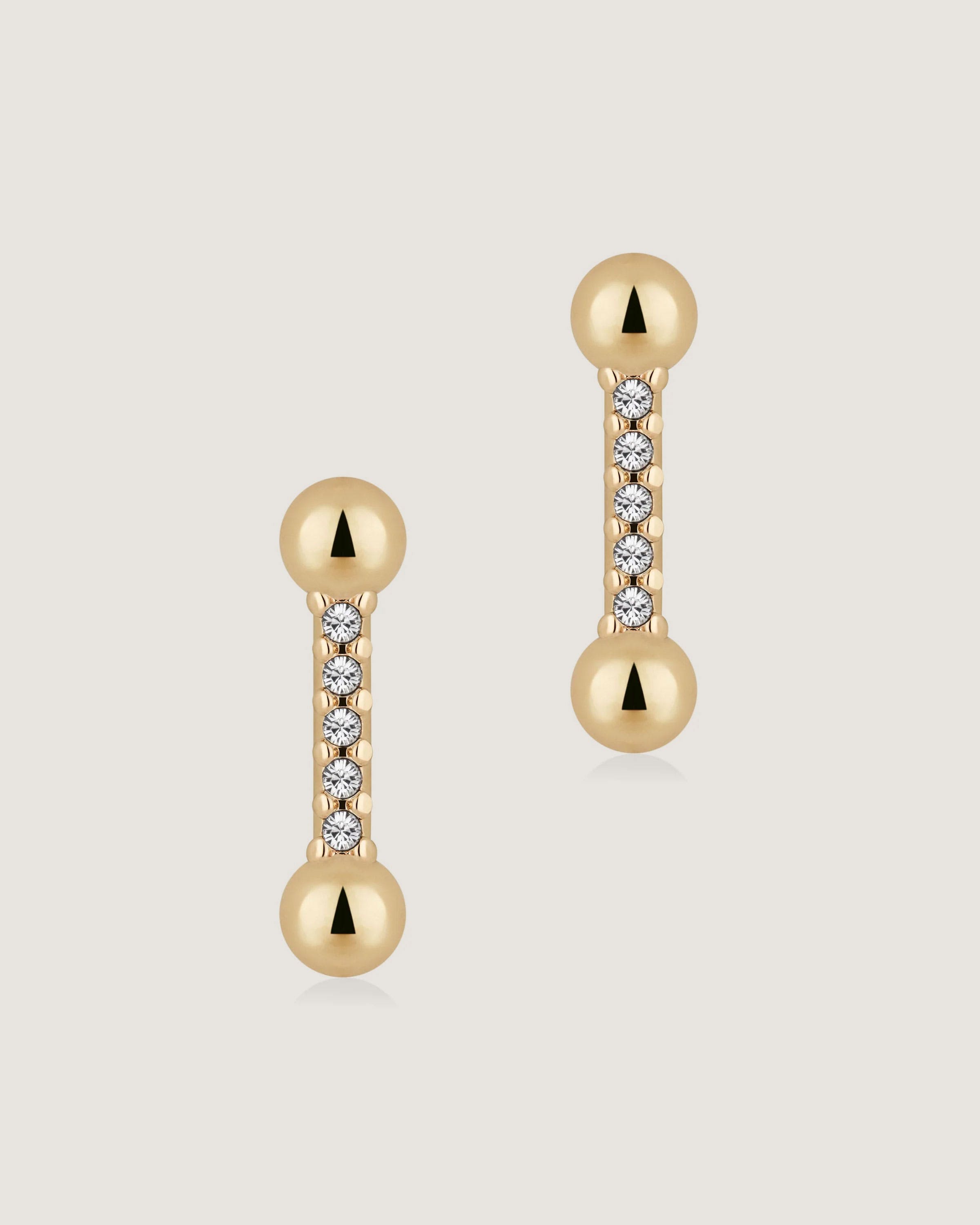 22K Gold Gilded Crystal Mosaic Earrings – Elegant Handmade Jewelry for Women, Perfect for Weddings, Parties & Special Occasions