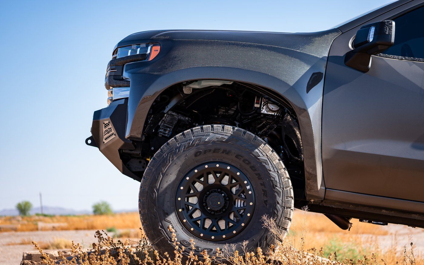 19-23 Chevrolet Silverado Fender Flares 4-Piece Bulge Style Set - Durable ABS Plastic Wheel Arch Covers for Off-Road Protection & Stylish Look (Fits 2019-2023 Silverado Models) - Perfect for Truck Enthusiasts & Outdoor Adventures