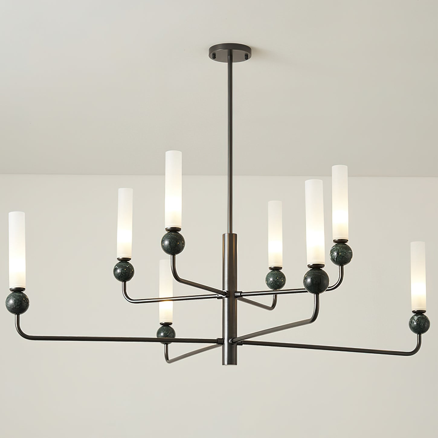 Delie Crystal Chandelier - Elegant Modern Ceiling Light Fixture for Dining Room, Bedroom & Living Room | Perfect for Home Decor, Wedding & Luxury Interior Lighting