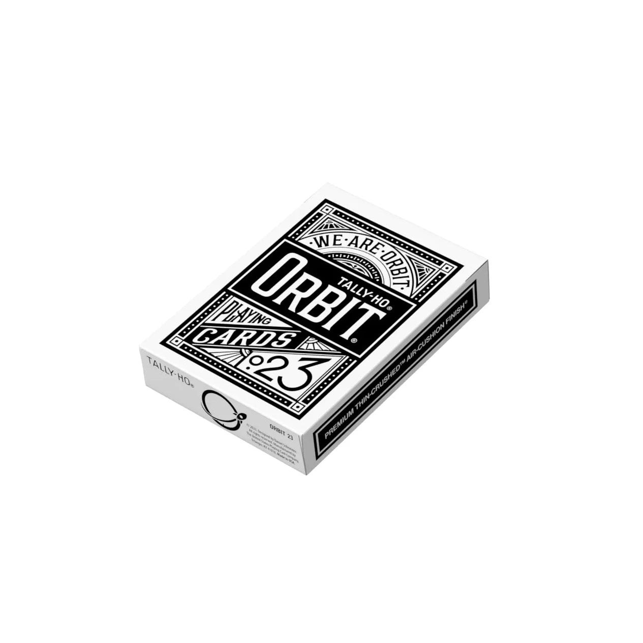 Premium Black Orbit Tally Ho Circle Back Playing Cards - Professional Grade for Magic Tricks, Cardistry & Poker Games | Ideal for Card Players, Magicians & Collectors