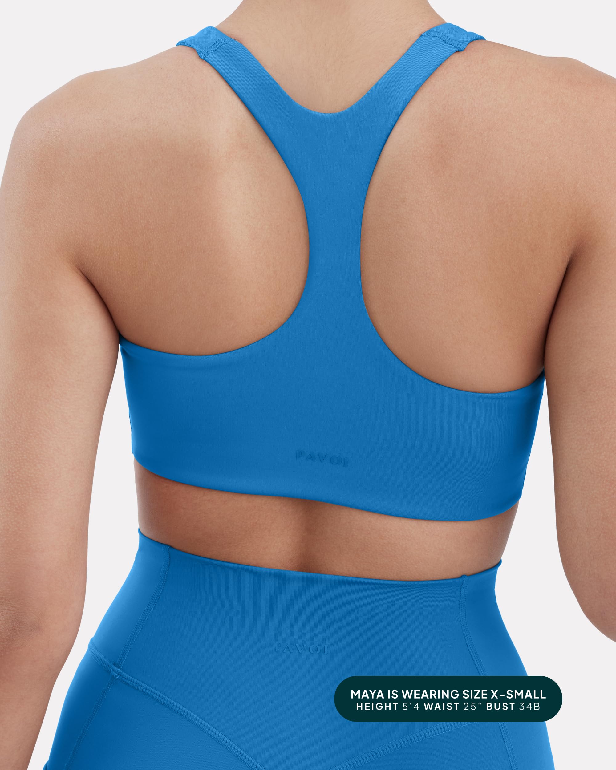 High Support Racerback Sports Bras for Women - Scoop Neck Gym Workout Bra with Removable Pads - HiPerform Activewear for Running, Yoga & High-Intensity Training