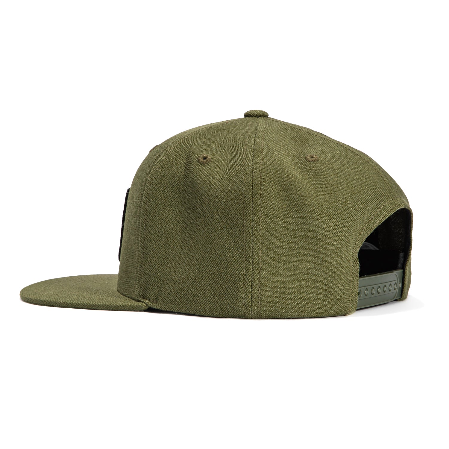 Brixton Township Snapback Hat for Men & Women - Adjustable Olive Green Baseball Cap for Casual & Outdoor Use