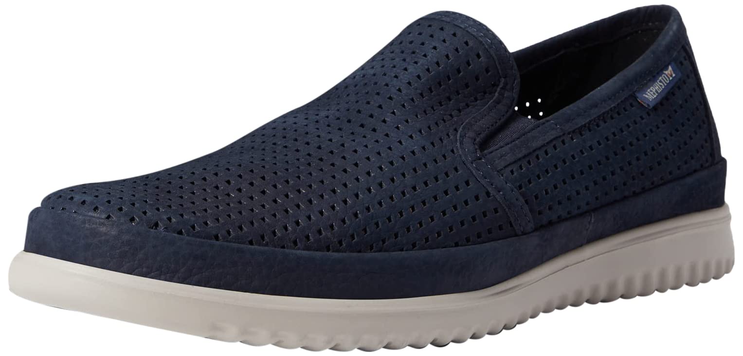 Mephisto Tiago Men's Comfortable Walking Sneakers - Lightweight Breathable Casual Shoes for Walking, Travel & Everyday Wear