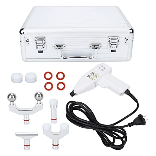 9 Strength Frequency Electric Spine Massager - Chiropractic Bone Correction Gun Activator, Handheld Deep Tissue Massager for Back Pain Relief & Muscle Relaxation - Perfect for Home, Office & Travel Use