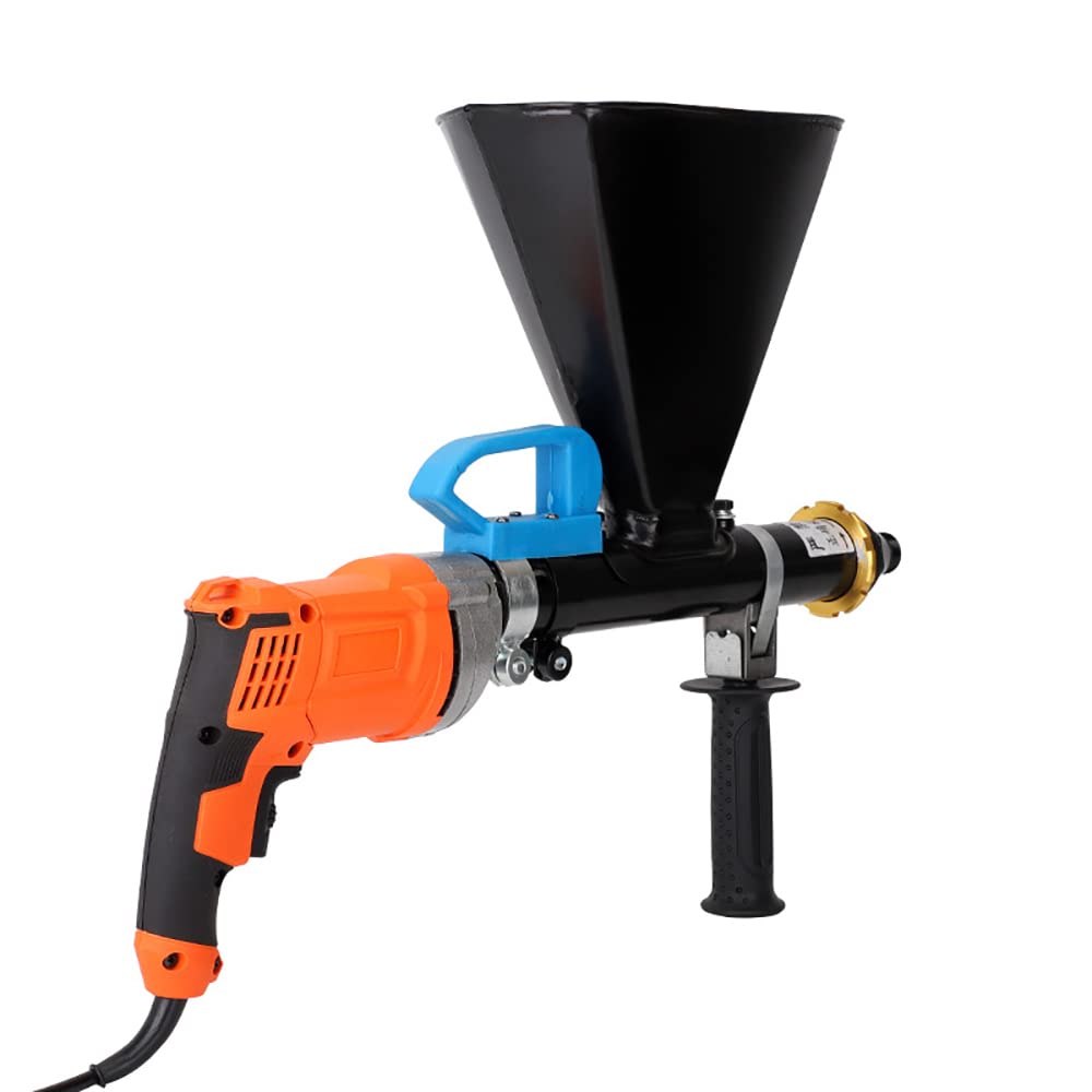 600 PSI Electric Mortar Grout Gun with 2 Nozzles - 0.7 L/Min Portable Caulking Sprayer for Brick Walls, Floors & Home Repairs | DIY Construction, Tile Grouting & Waterproofing Projects