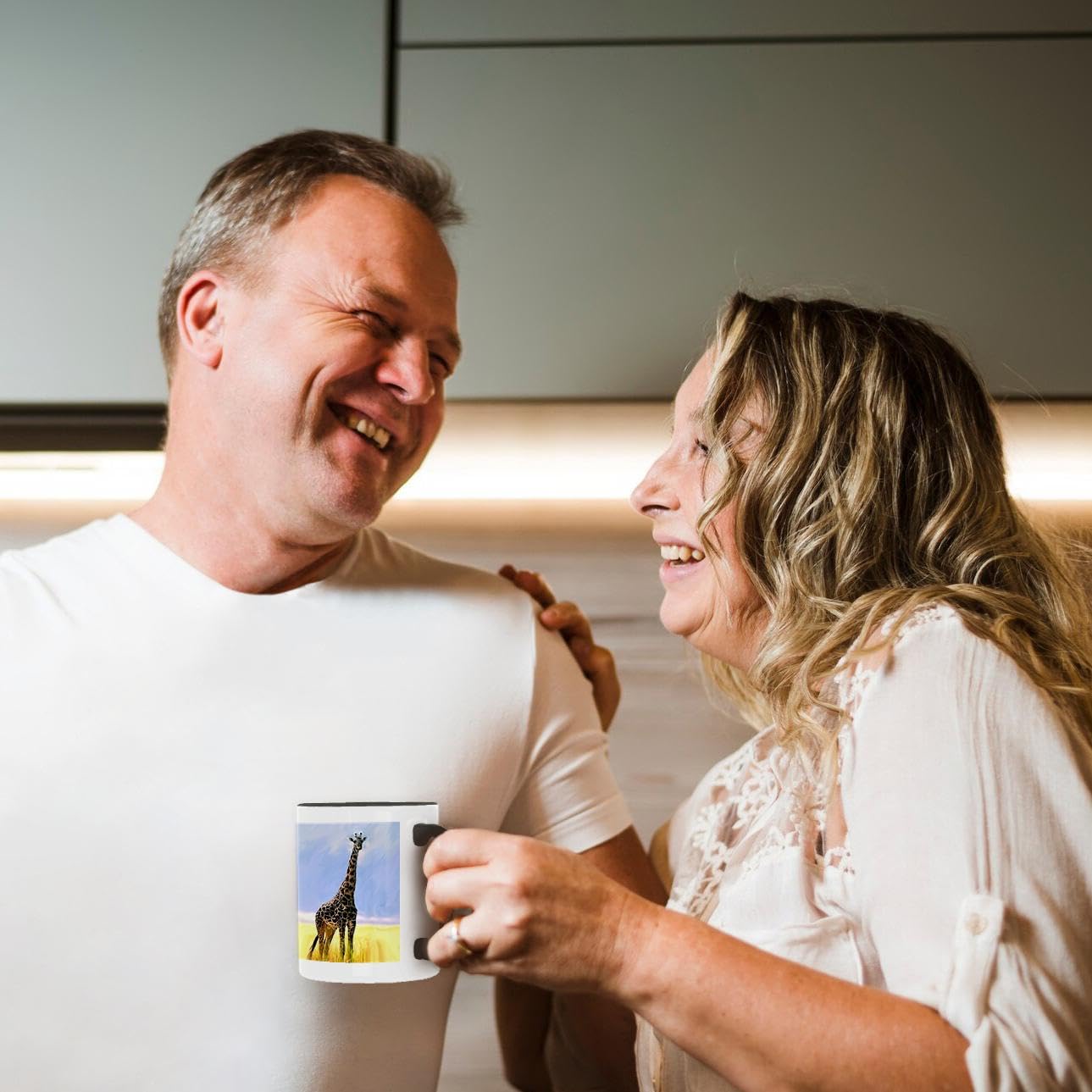 Funny Giraffe Coffee Mug 11oz - Unique Gift for Coffee Lovers - Perfect for Office, Home & Gifts