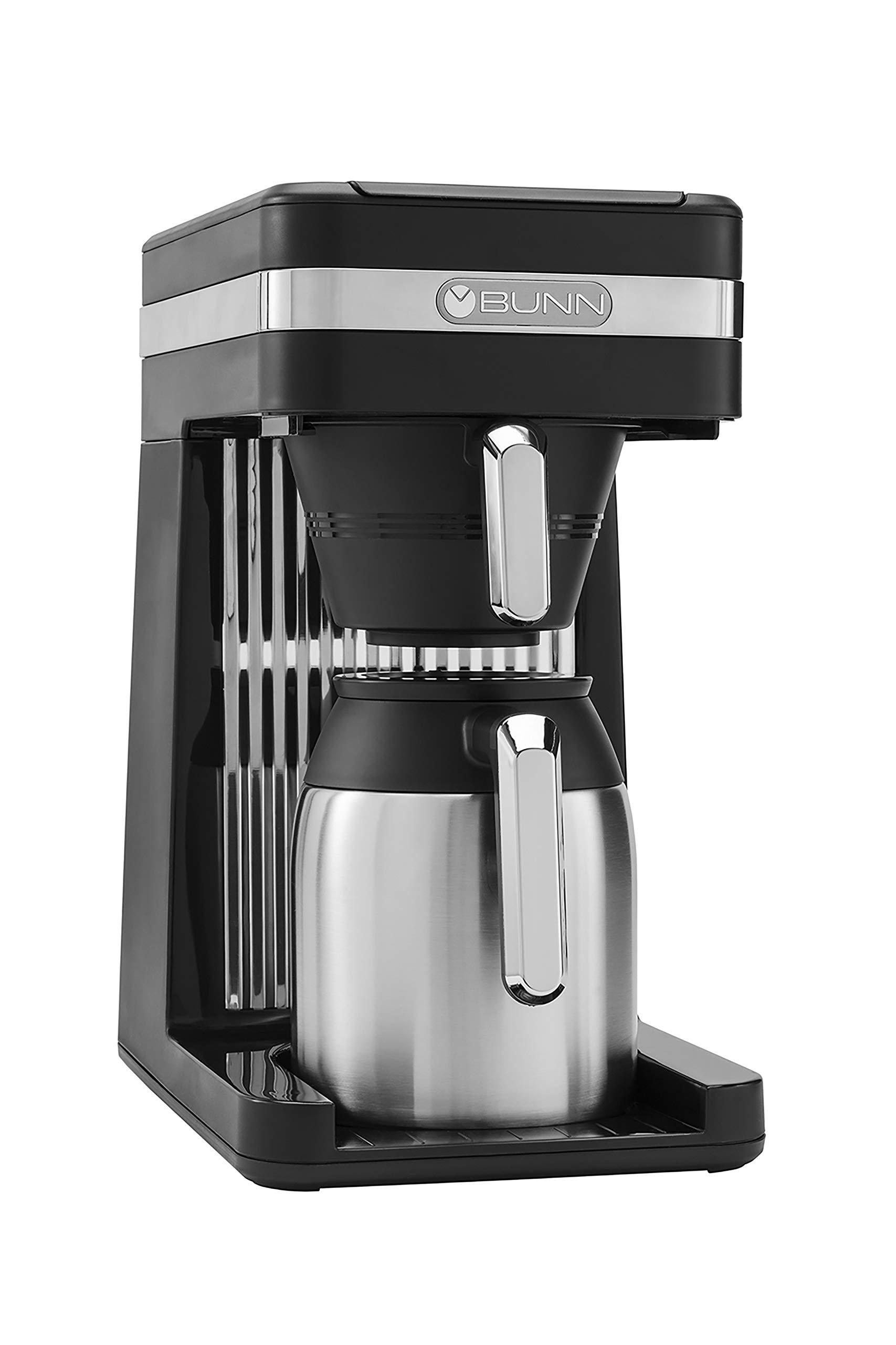 BUNN CSB3TD Speed Brew High Altitude 10-Cup Stainless Steel Coffee Maker - Perfect for Home, Office & Mountain Cabin Use