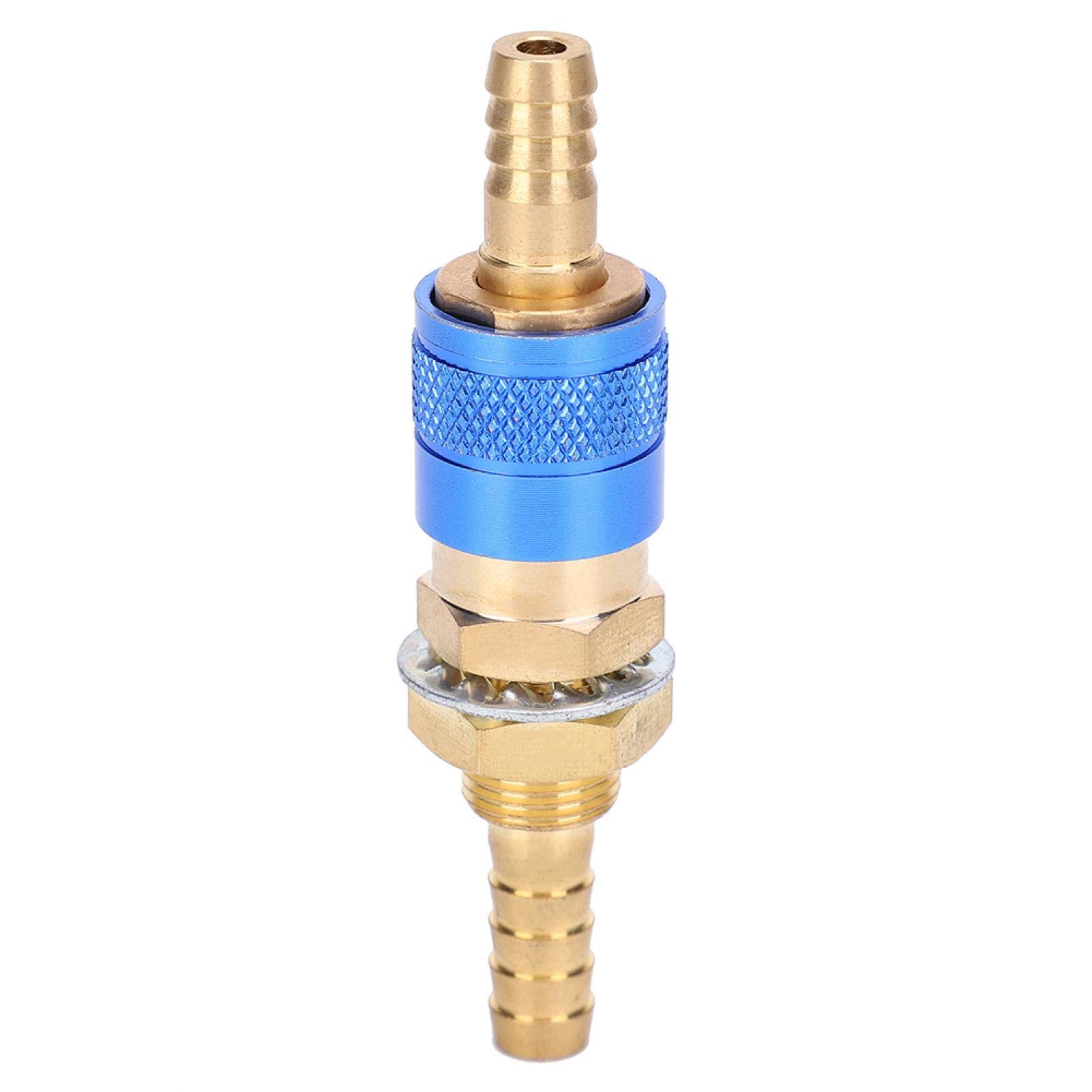 High-Quality Quick Connector Fitting for Water Cooled MIG TIG Welder Torch - Blue Hose Coupler with Secure Lock - Perfect for Welding, Cooling Systems & Industrial Applications