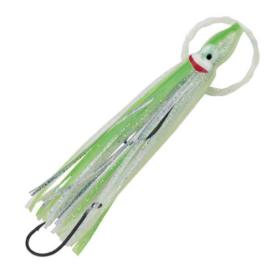 Boone UV Bait Hoochie Rigged - Premium Saltwater Fishing Lure for Salmon, Trout & Steelhead - Perfect for Trolling & Casting in Deep Waters