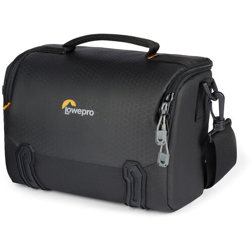 Lowepro Adventura SH 140 III Camera Shoulder Bag - Compact DSLR/SLR/Mirrorless Camera Case with Padded Protection (Black) - Perfect for Travel, Hiking & Everyday Photography