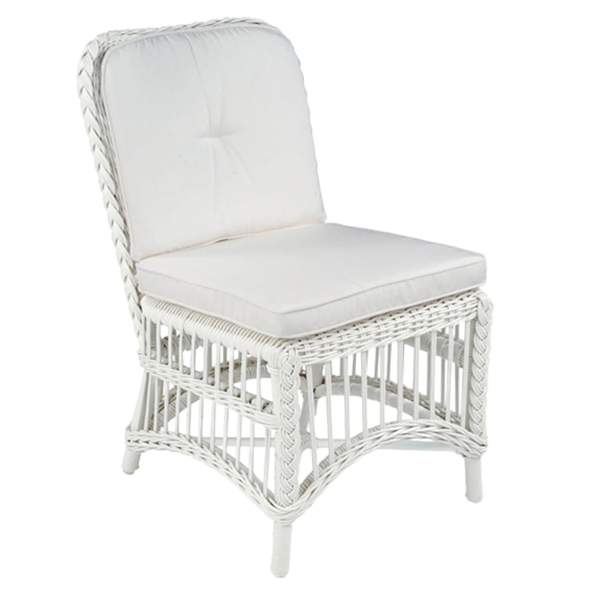 Chatham White Dining Side Chair - Modern Kitchen & Dining Room Accent Chair for Home & Restaurant Use