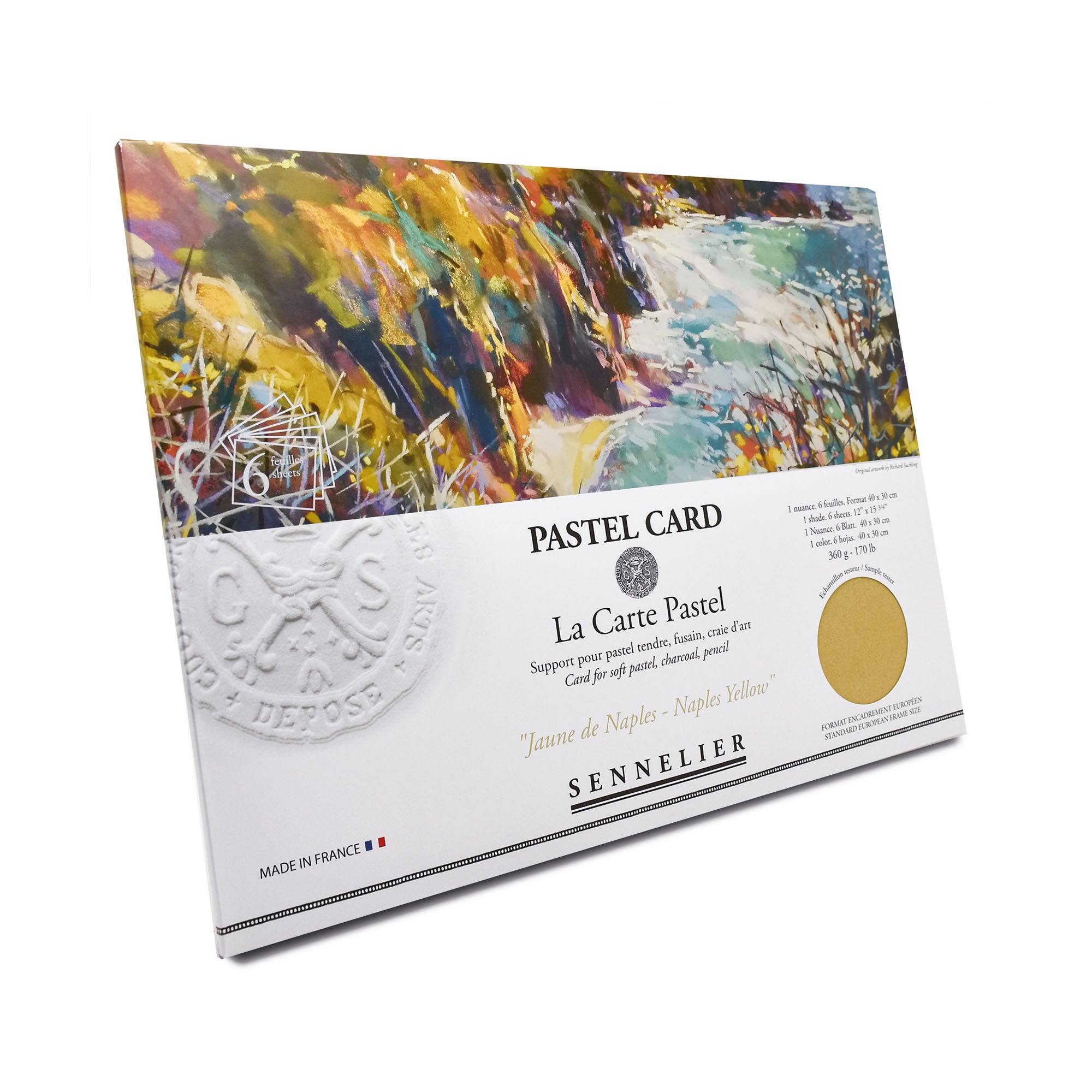 6 Pack Pastel Greeting Cards - Naples Yellow | Elegant Stationery for Birthdays, Weddings & Thank You Notes | Perfect for Handwritten Letters & Special Occasions