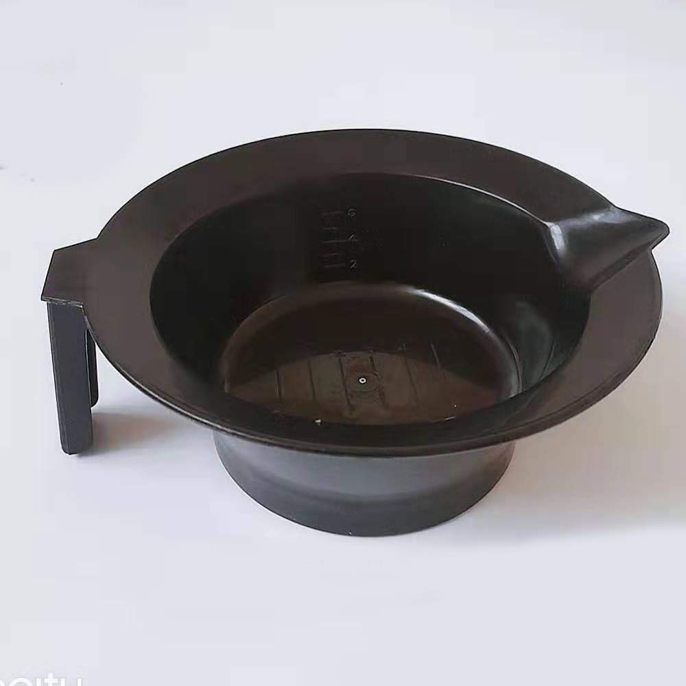 Verceys 2.5 Inch Black Hair Dye Mixing Bowl - Durable Plastic Applicator Bowl for DIY Hair Coloring | Perfect for Salon & At-Home Hair Dye Application
