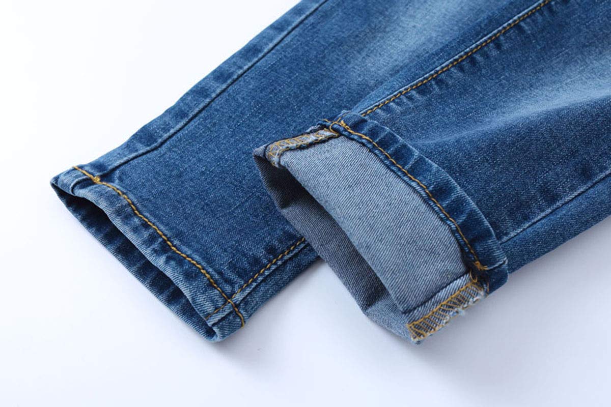 KIDSCOOL SPACE Toddler Denim Overalls - Ripped Jeans for Little Girls & Boys | Cute Playtime & Casual Outfit