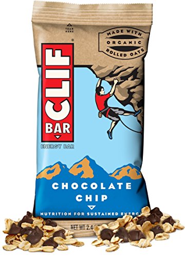 Clif Energy Protein Bars Chocolate Chip - 24 Pack | High Protein Snack for Hiking, Workout & On-the-Go Nutrition