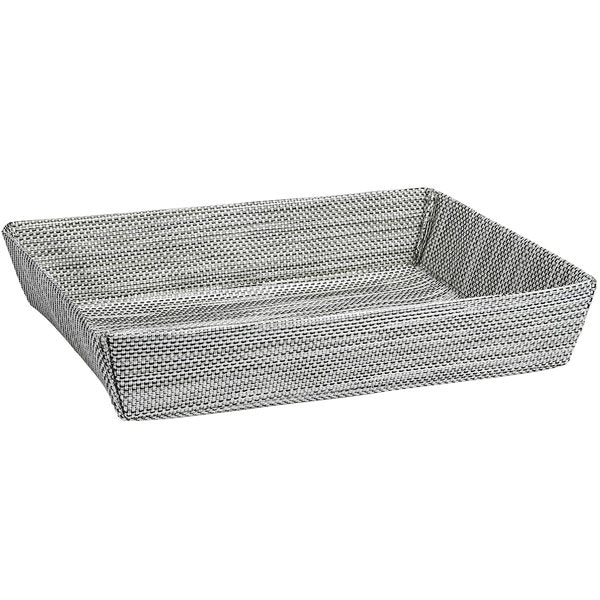 FOH Metroweave Storage Basket Set of 6, 11 x 8 Inches - Woven Organizer Bins for Home, Office, Nursery & Closet Organization