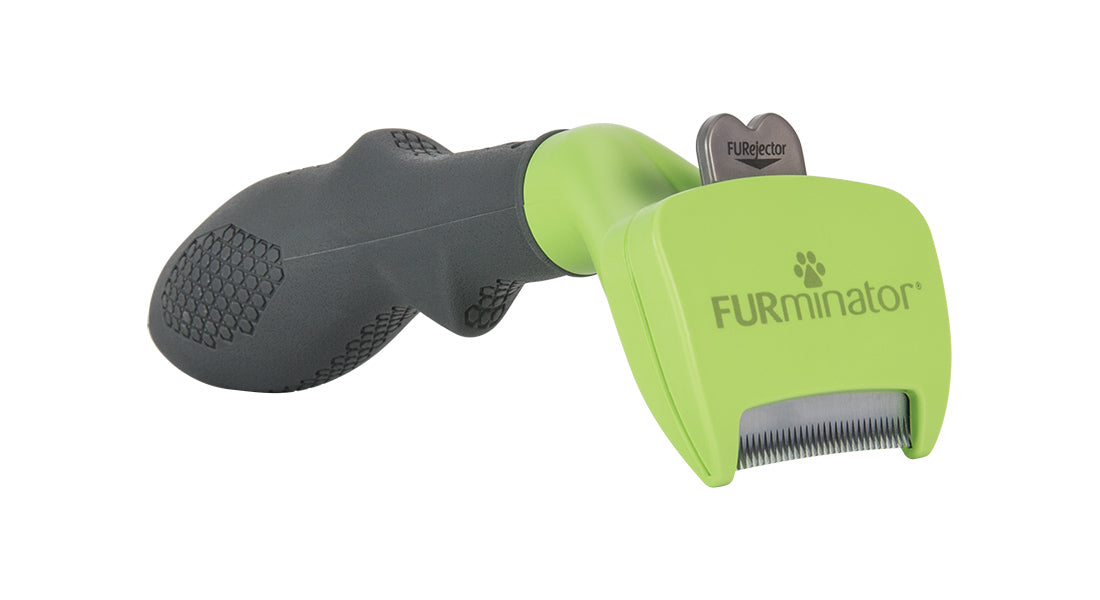 Furminator Deshedding Brush for Small Dogs with Short Hair - Reduce Shedding & Grooming Tool for Pet Hair Removal at Home