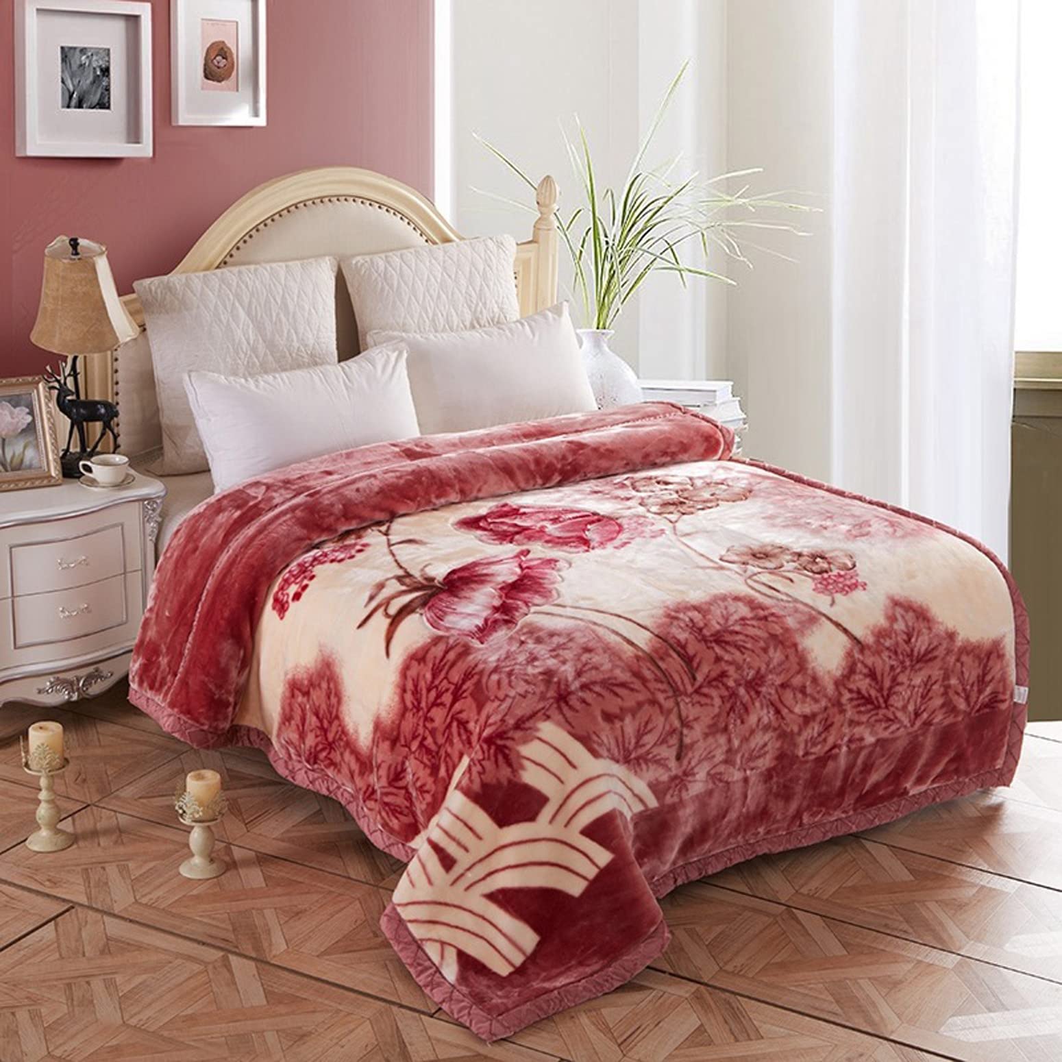 LGYKUMEG Korean Reversible Mink Blanket - 9 lbs 79