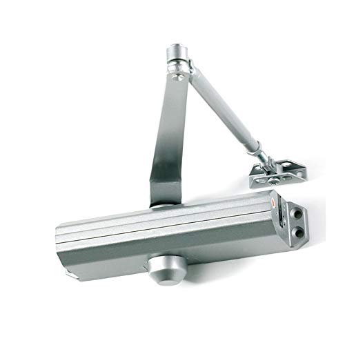 Heavy Duty Aluminum Door Closer - Universal Non-Handed Design for Smooth Automatic Closing | Perfect for Homes, Offices, Schools & Commercial Buildings