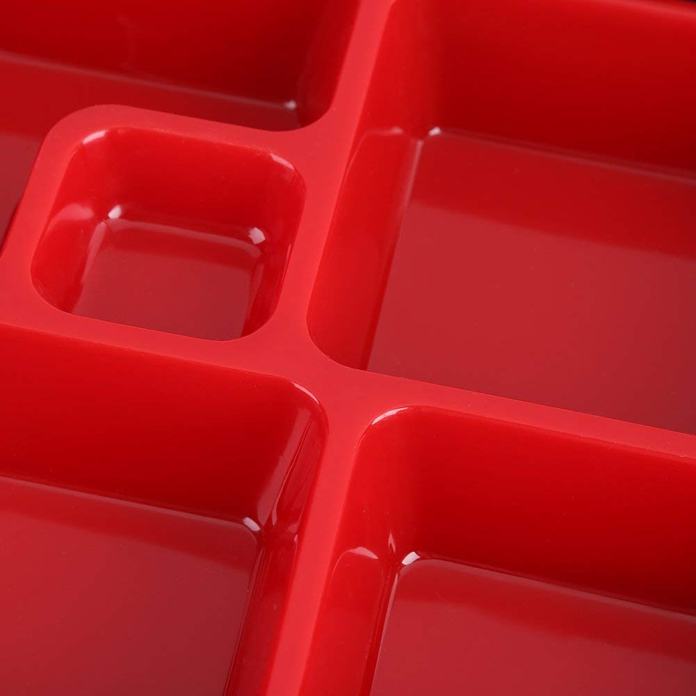Japanese Bento Box - 5 Compartment Wooden Lunch Box for Office & Picnic