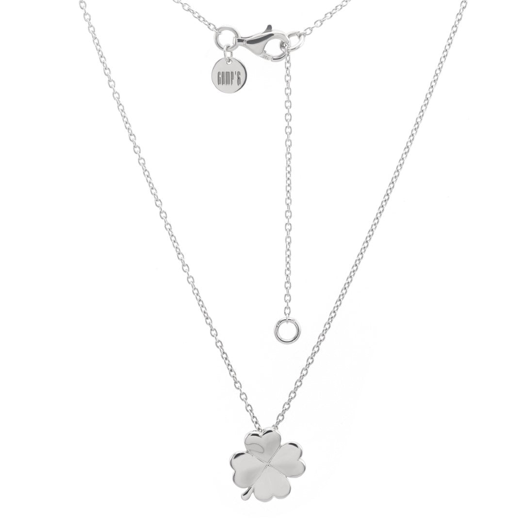 925 Sterling Silver Four Leaf Clover Pendant Necklace for Women - Lucky Charm Jewelry Gift for Birthday, Anniversary & St. Patrick's Day