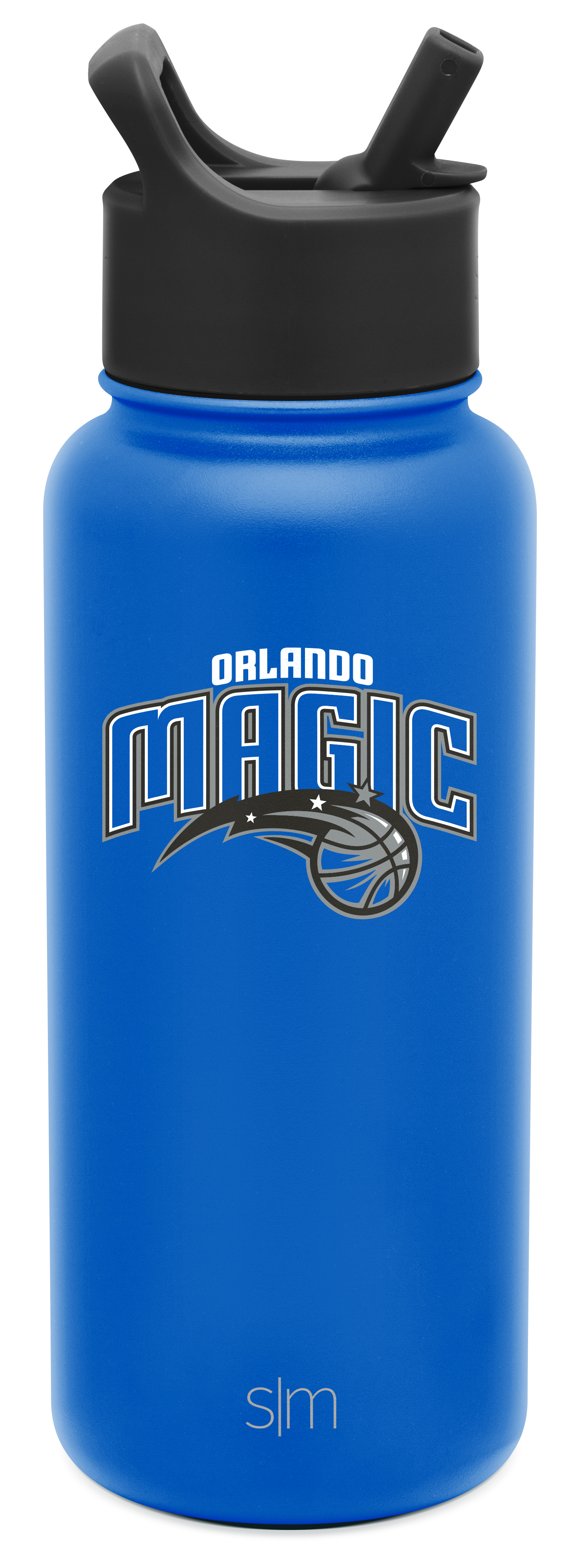 NBA Summit 32oz Water Bottle with Straw Lid - Insulated Stainless Steel Sports Bottle for Gym, Hiking & Outdoor Activities