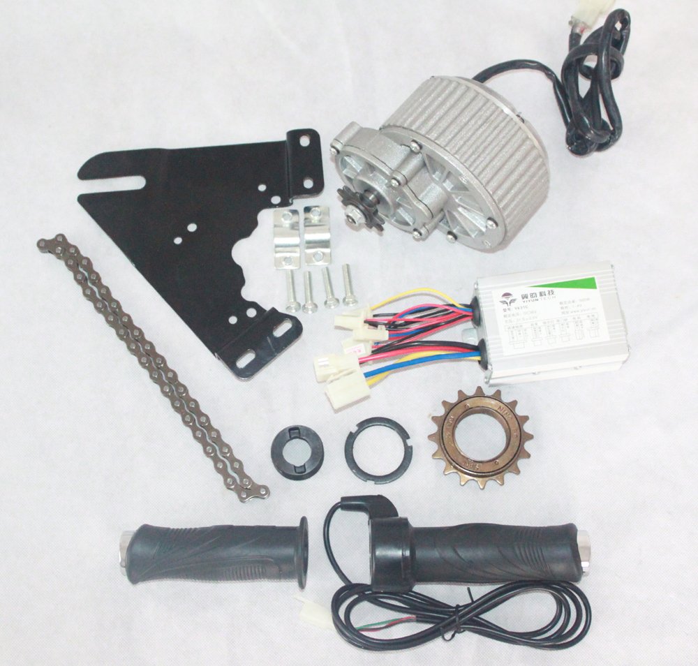 L-faster 24V/36V 450W Electric Bike Conversion Kit - DIY E-Bike Motor Kit for Scooters & Bicycles | Perfect for Commuting, Off-Roading & Eco-Friendly Transportation