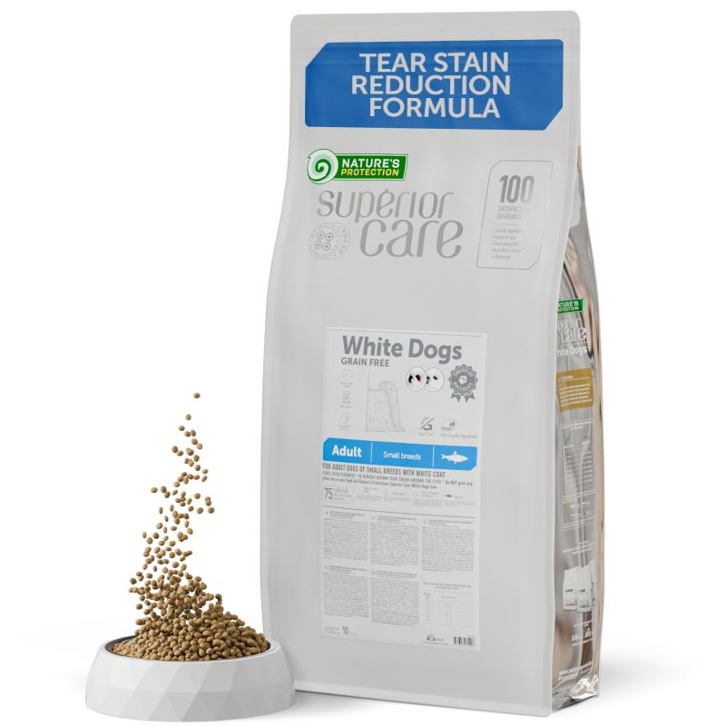 Premium Herring Dog Food for Small Breed Adults - Light Coat Formula for Healthy Skin & Shiny Fur - Perfect for Indoor & Outdoor Active Dogs