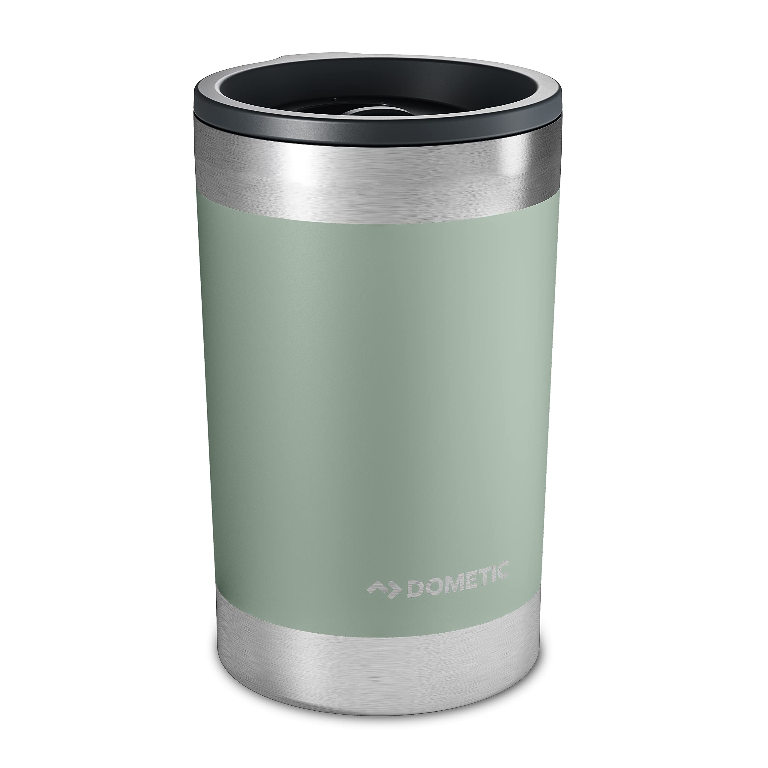 DOMETIC Stainless Steel Vacuum Insulated Thermo Tumbler - 10oz Moss Green with Splash-Proof Press-Fit Lid | Hot & Cold Drink Travel Mug for Office, Gym, Hiking & Outdoor Activities