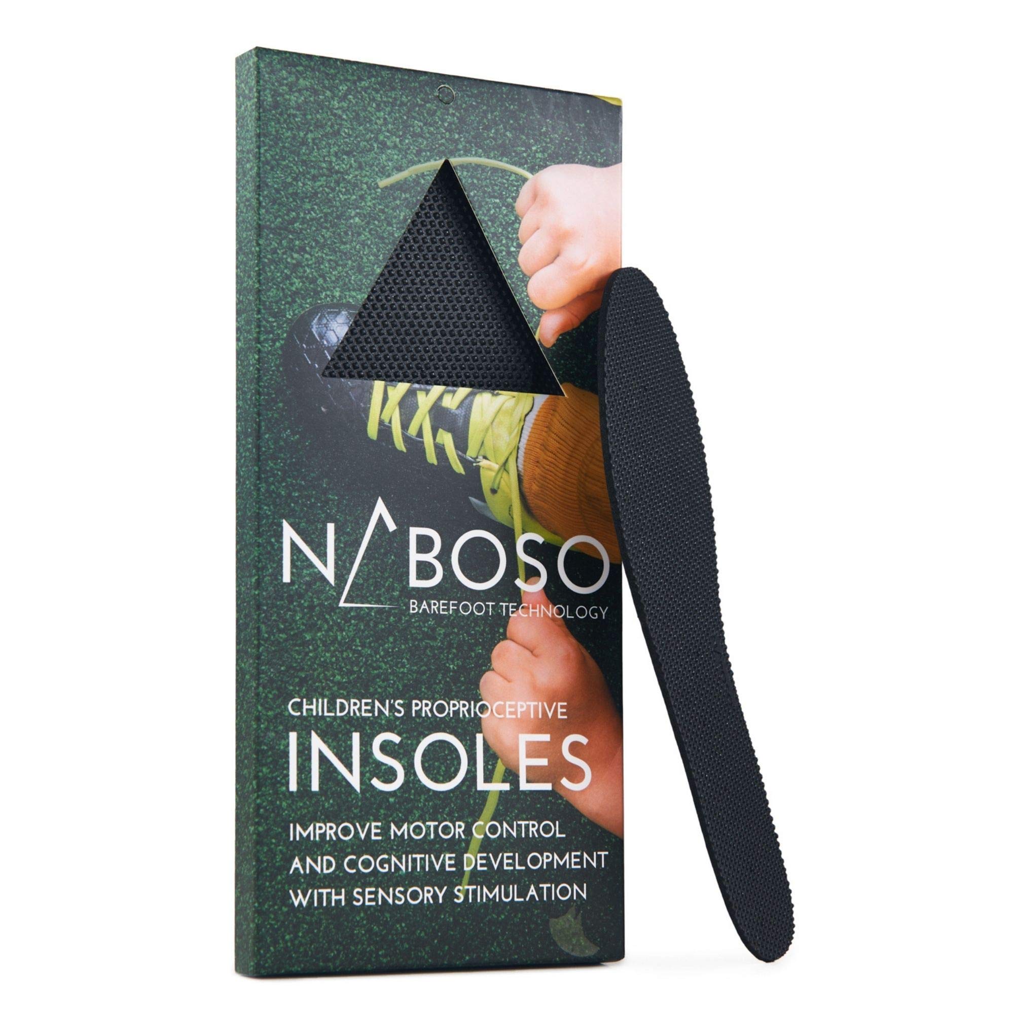 Naboso Textured Insoles for Kids - Sensory Stimulation & Motor Development - Barefoot Feel for Toddlers - Perfect for Playtime, Learning & Active Lifestyles