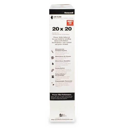 Honeywell FC200E1011 20x20x4 MERV 13 Air Filter - High Efficiency Furnace Filter for Home HVAC Systems, AC Units & Air Purifiers - Improves Indoor Air Quality, Traps Dust, Pollen & Allergens