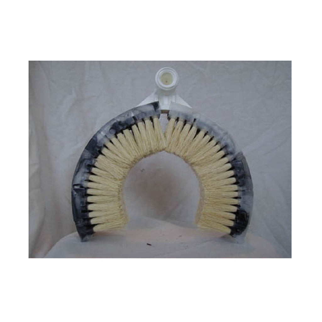 Natural Medium Stiff Tampico Flow-Through Brush for Truck Exhaust Stack Cleaning - Heavy Duty Cleaning Tool for Semi Truck, Diesel Engine & Industrial Pipe Maintenance
