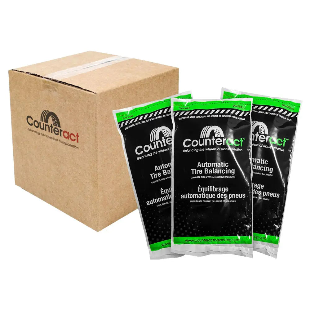 Counteract Tire Balancing Beads for Trucks & Trailers - Eliminate Wheel Vibration, Improve Fuel Efficiency (Case of 12) - Perfect for Off-Roading, RV & Heavy-Duty Vehicles