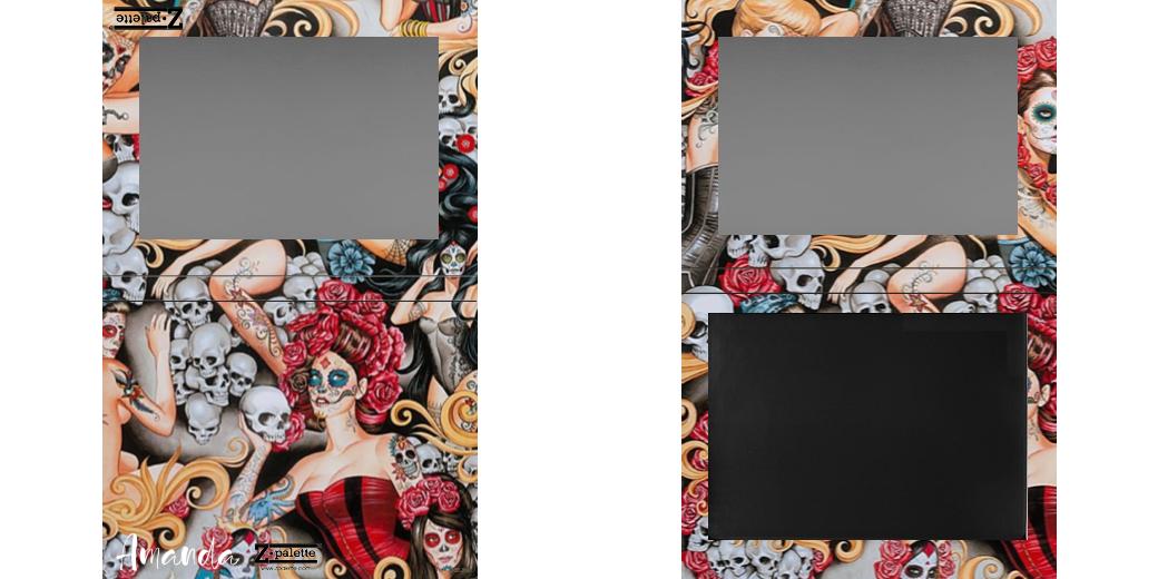 Custom Extra Large Z Palette - Magnetic Makeup Palette for Eyeshadows & Blush - Perfect for Professional Makeup Artists & Travel