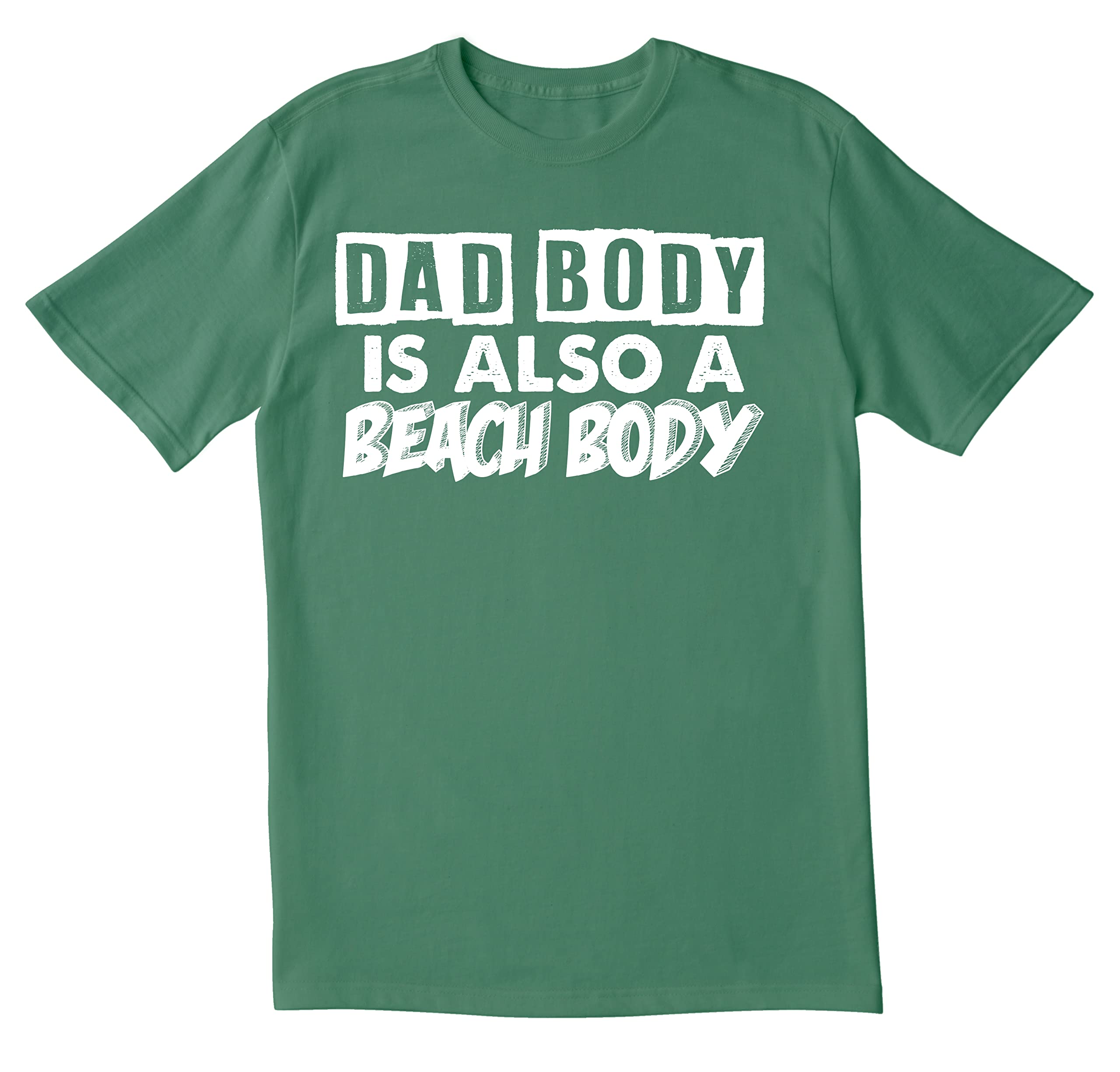 Funny Sarcastic Men's T-Shirt - Dad Bod Beach Body Humor | Novelty Graphic Tee for Casual Wear & Gifts