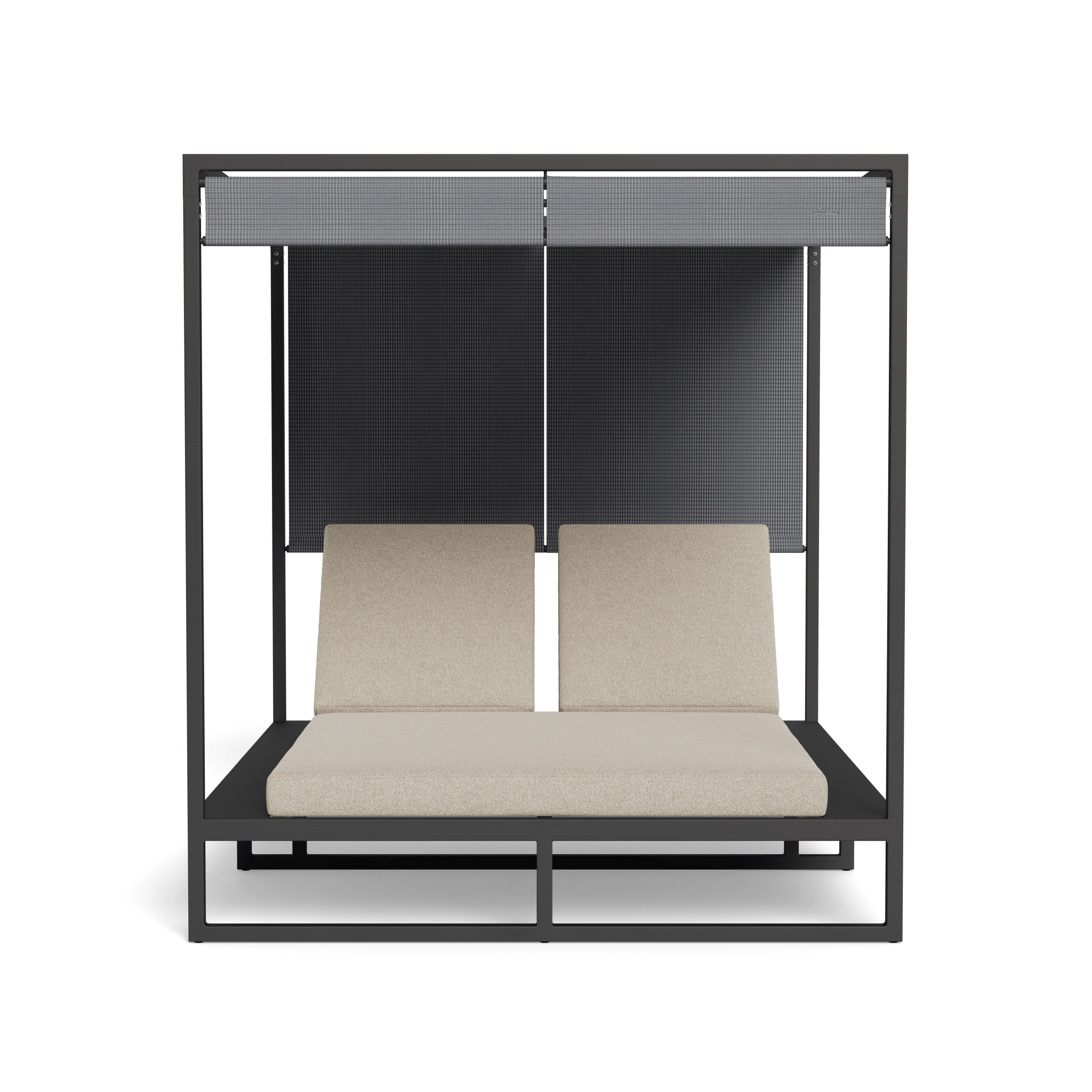 Hayman Aluminum Curtain Cabana - Lightweight Outdoor Sunshade for Patio, Poolside, and Beach - Perfect for Relaxation and Shade