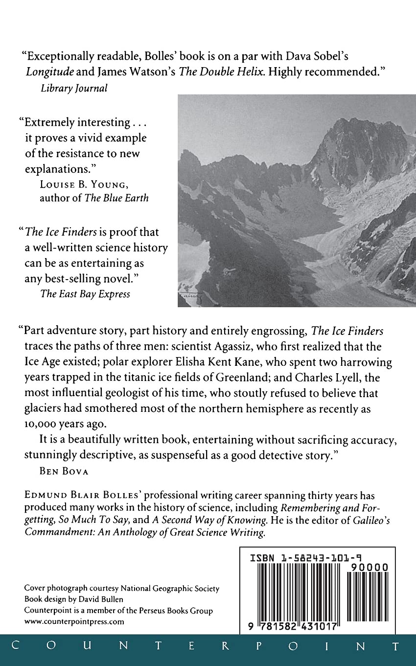 The Ice Finders: How a Poet, Professor & Politician Discovered the Ice Age | Historical Science Book for Nature Enthusiasts & Geology Students