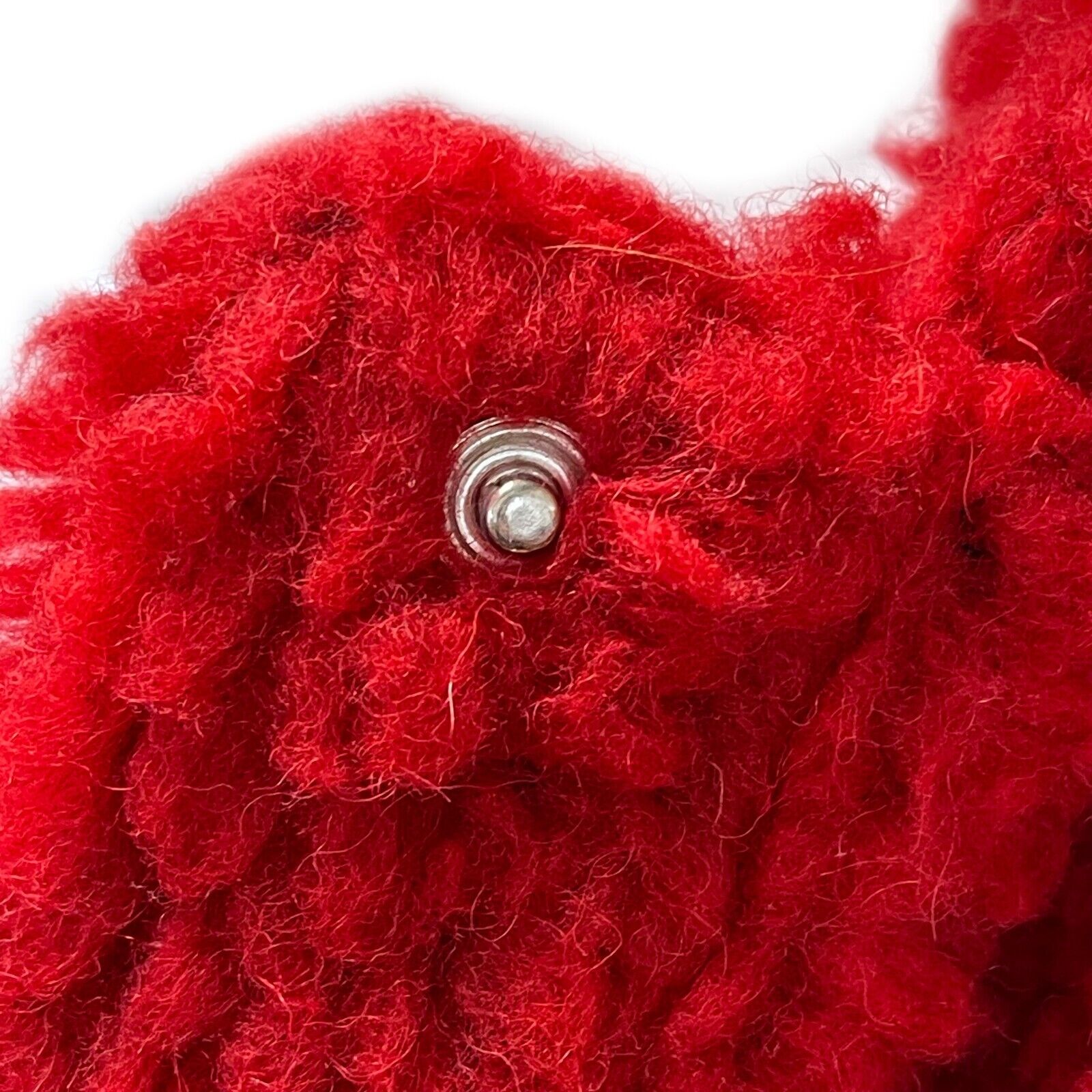 Stella McCartney Red Fringe Teddy Coat Size 0 (US 34) - 2022 Fall/Winter Runway Collection NWT | Perfect for Evening Events, Parties & Fashion Shows
