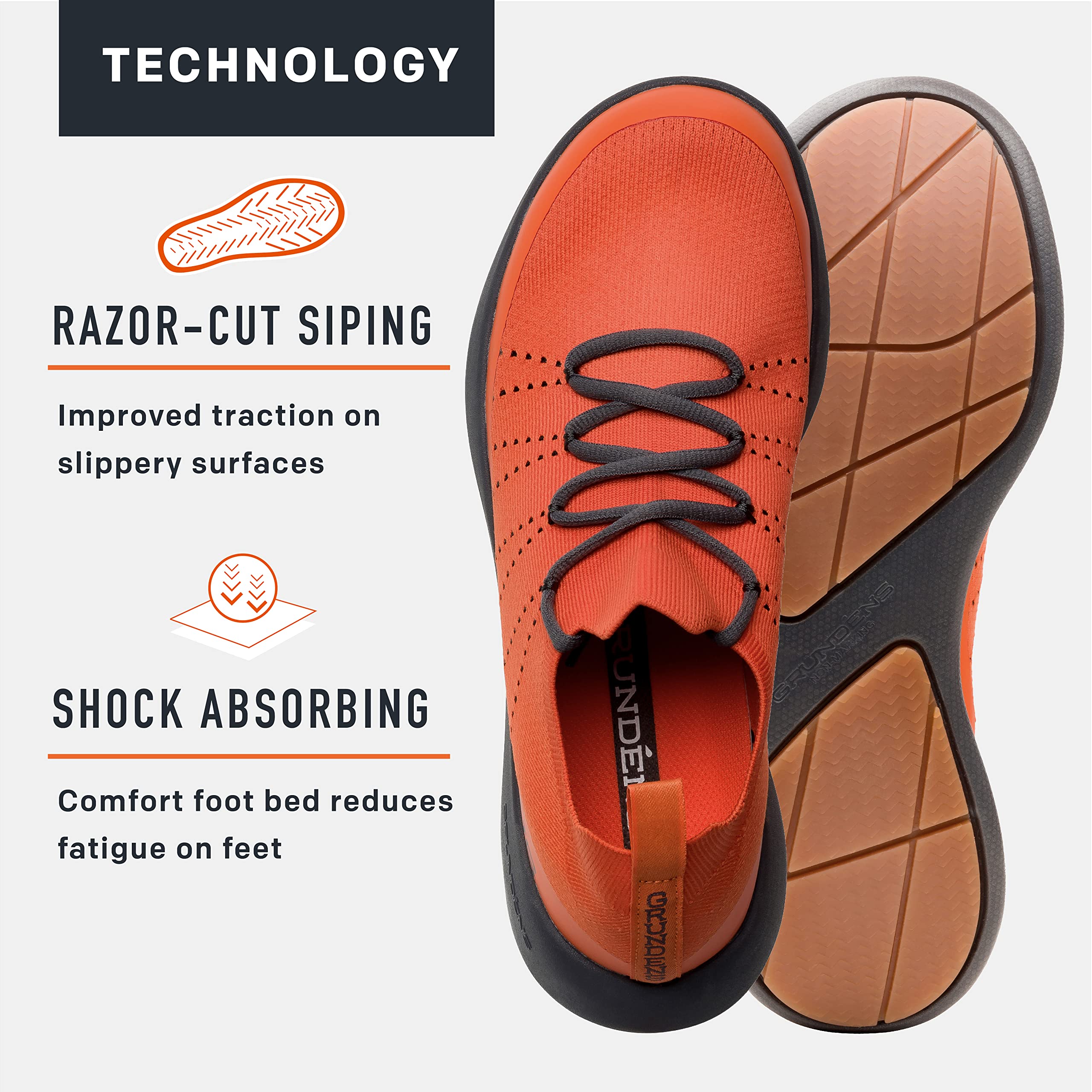 Grundéns Sea Knit Boat Shoes for Men & Women - Non-Slip Deck Shoes for Boating, Fishing & Outdoor Activities - Comfortable & Durable Water-Resistant Footwear