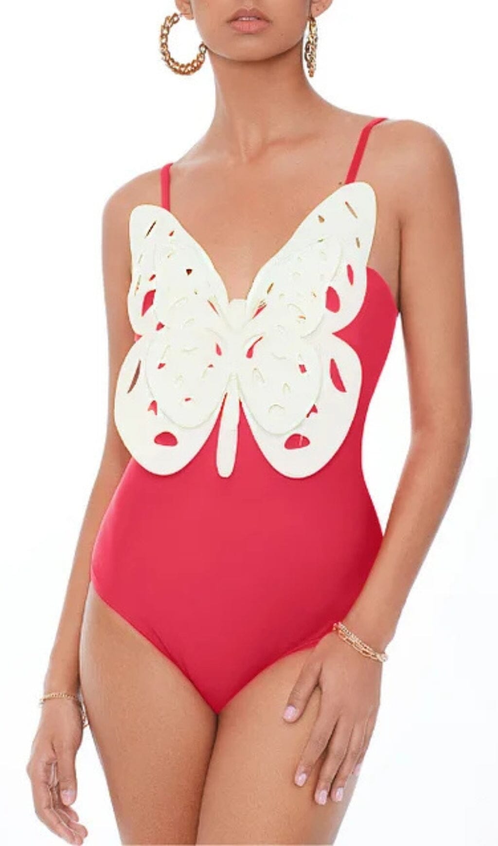 3D Butterfly Gradient One Piece Swimsuit - Stylish & Comfortable Bathing Suit for Women - Perfect for Beach, Pool, and Summer Vacations