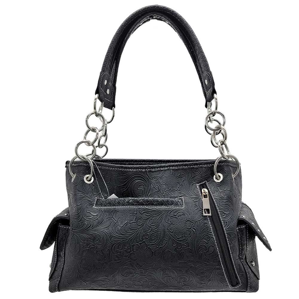 BHW Western Cross Concealed Carry Purse - Stylish Leather Satchel Handbag for Women | Perfect for Everyday Use, Travel & Outdoor Adventures