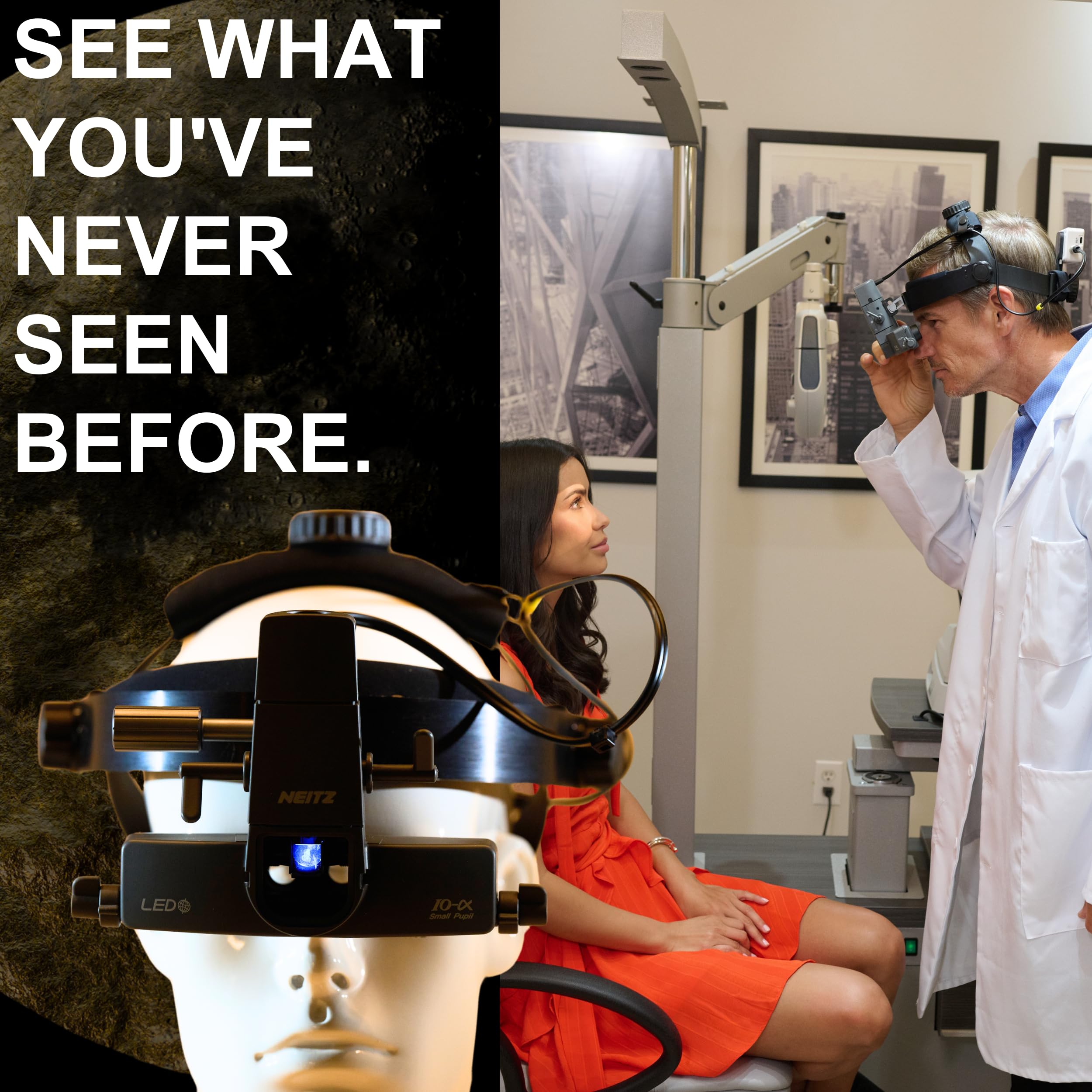 Professional Adjustable Magnification Dental Binocular Loupes with LED Headlight - Optical Glass Surgical Magnifier for Dentists, Lab Technicians & Medical Professionals - Perfect for Dental Procedures, Surgical Operations & Precision Work