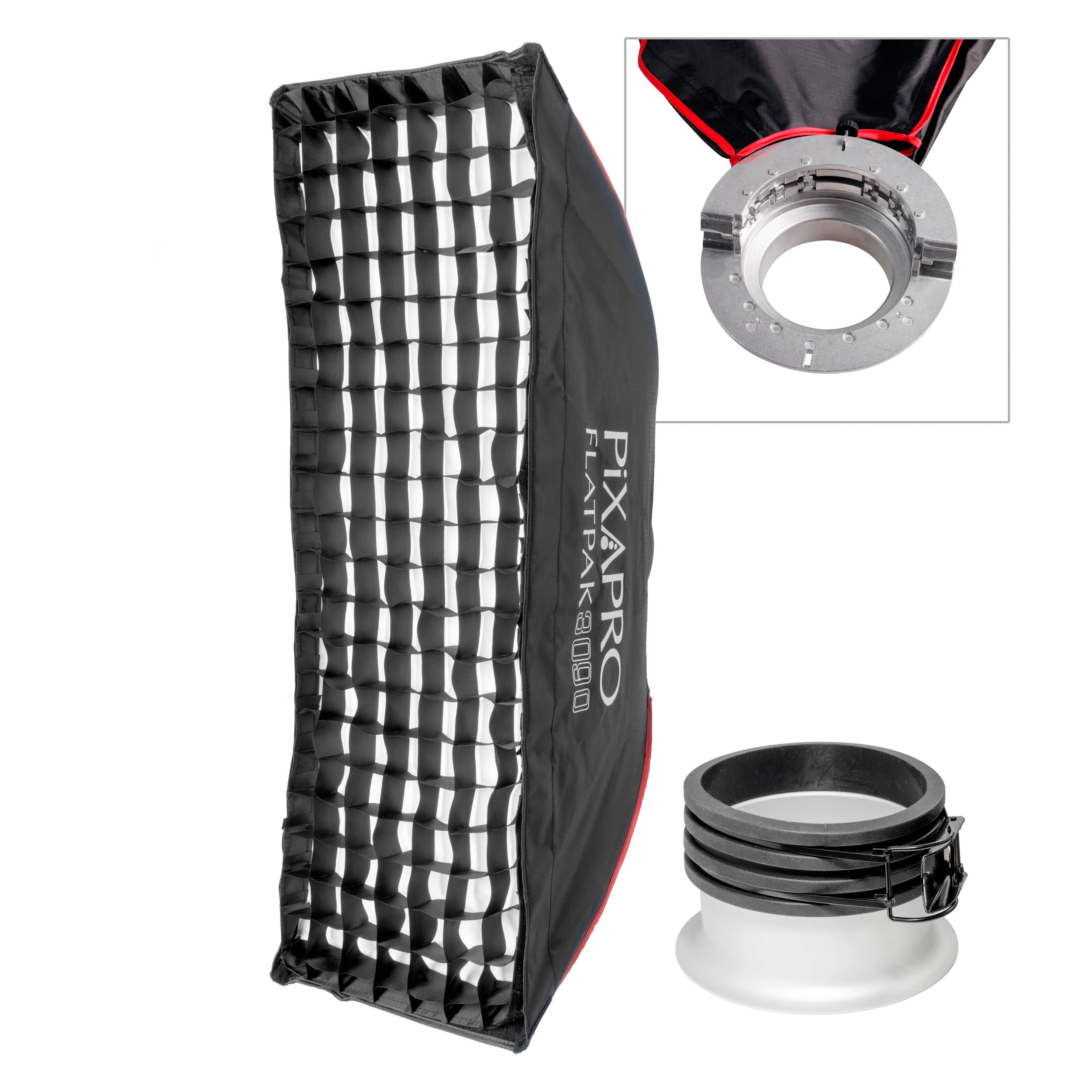 30x90cm Easy Open Two Diffusion Strip FlatPak Softbox - Patented Design for Professional Photography & Video Lighting - Perfect for Studio, Portrait, and Product Shoots