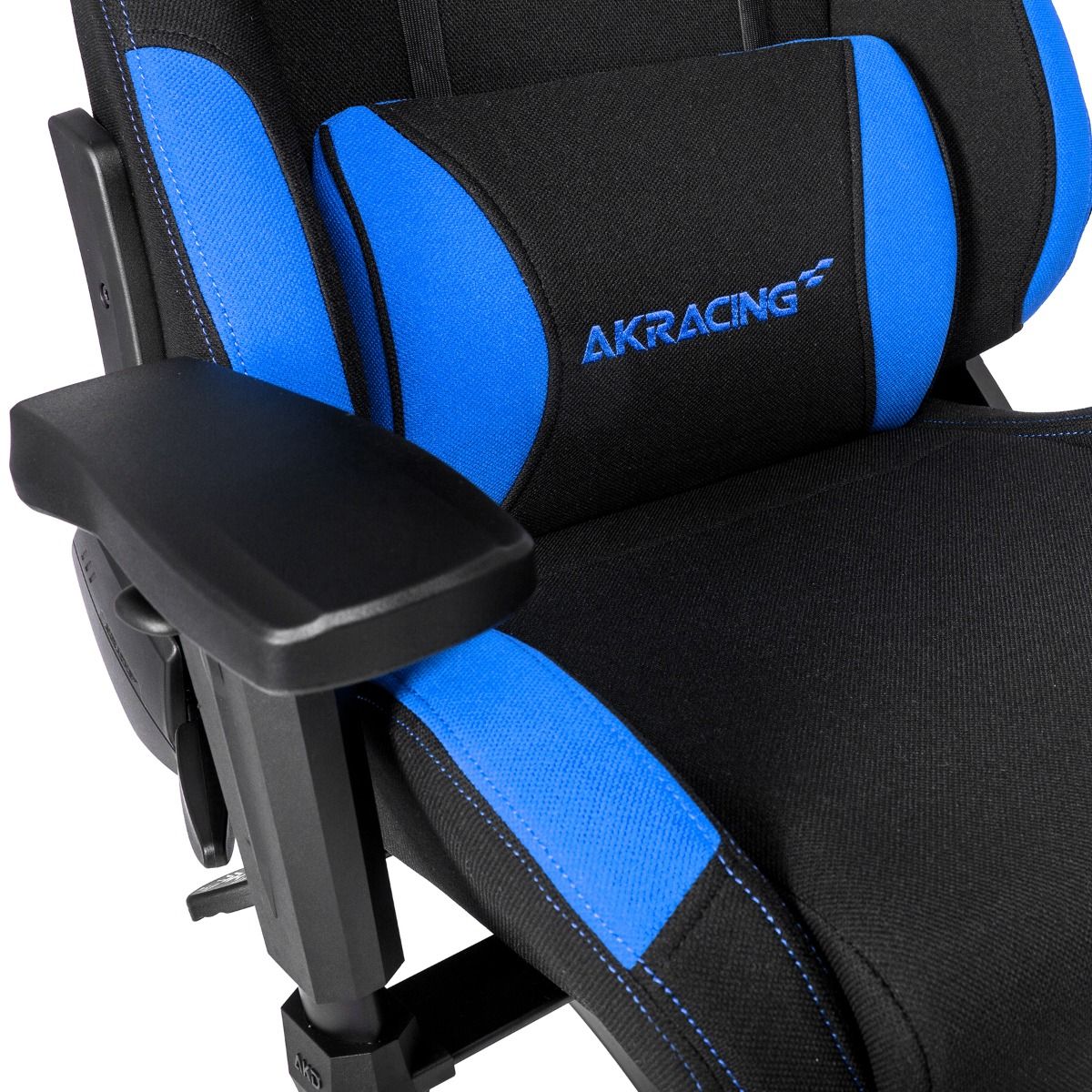 AKRacing K7012 Ergonomic Gaming Chair - High Back Racing Style with Adjustable Lumbar Support & Headrest - Black & Blue - Perfect for PC, Office, and Esports Gaming Setup