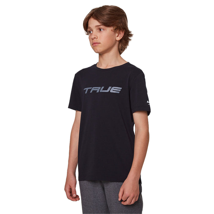 True Temper Youth Black T-Shirt - Comfortable Cotton Tee for Boys & Girls - Perfect for School, Sports & Everyday Wear