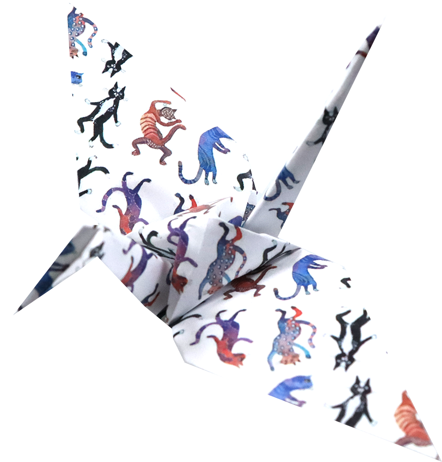 Origami Dancing Cats Kit (4531) - Fun DIY Paper Craft for Kids & Adults, Perfect for Home Decor, Party Favors, and Creative Gifts