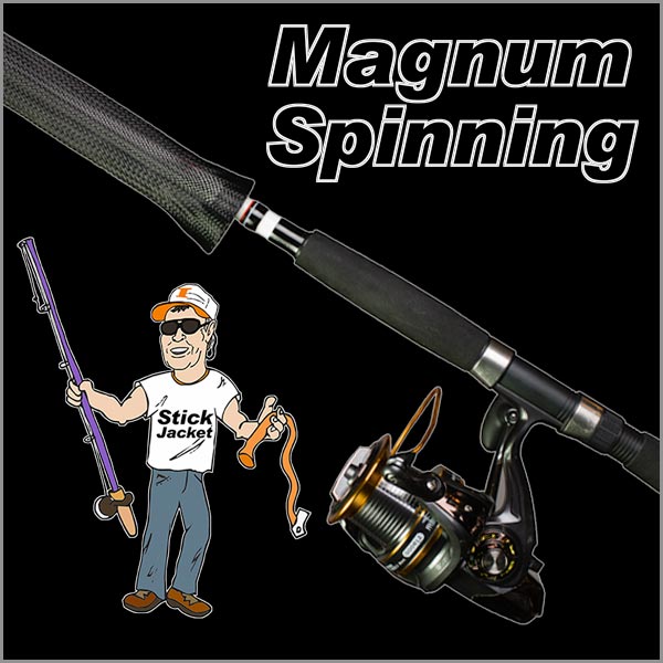 Stick Jacket Magnum Rod Cover - Durable Fishing Rod Protector for Travel & Storage | Ideal for Anglers & Outdoor Enthusiasts