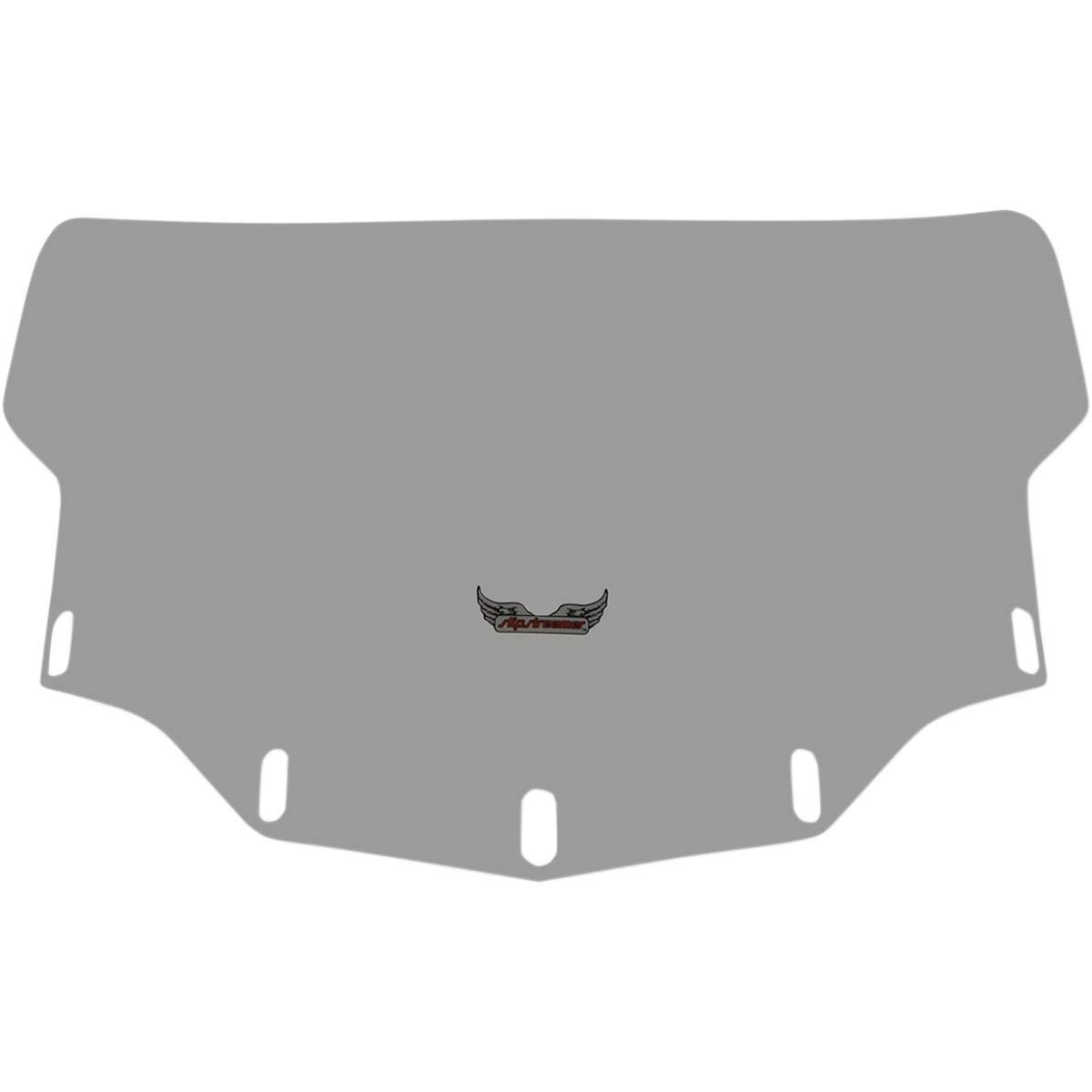 Slipstreamer S-166SH Replacement Windshield - Euro Shorty Style Clear Motorcycle Windshield for Harley, Honda, Yamaha - Perfect for Cruiser & Touring Bikes